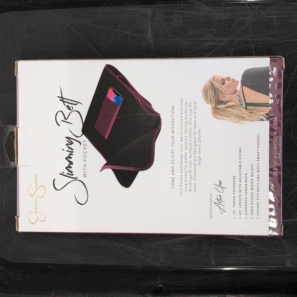 NEW Jessica Simpson Slimming Belt with Pocket 10" Torso Coverage 40" Length - Picture 4 of 6